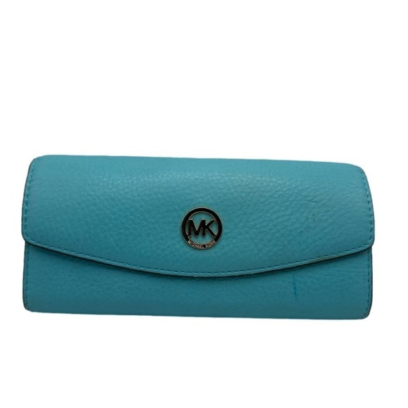 MICHAEL KORS Aqua / Blue Wallet - Picture 1 of 9